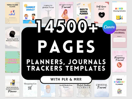 Launch Your Digital Product Empire with 14,500+ Editable Canva Templates 😱